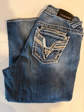 Vigoss Capri with Embroidered Studded Back Pockets Size 16